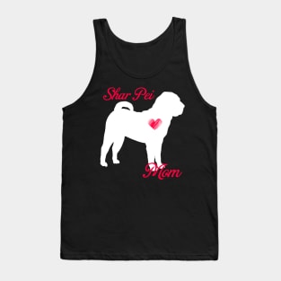 Shar pei mom   cute mother's day t shirt for dog lovers Tank Top